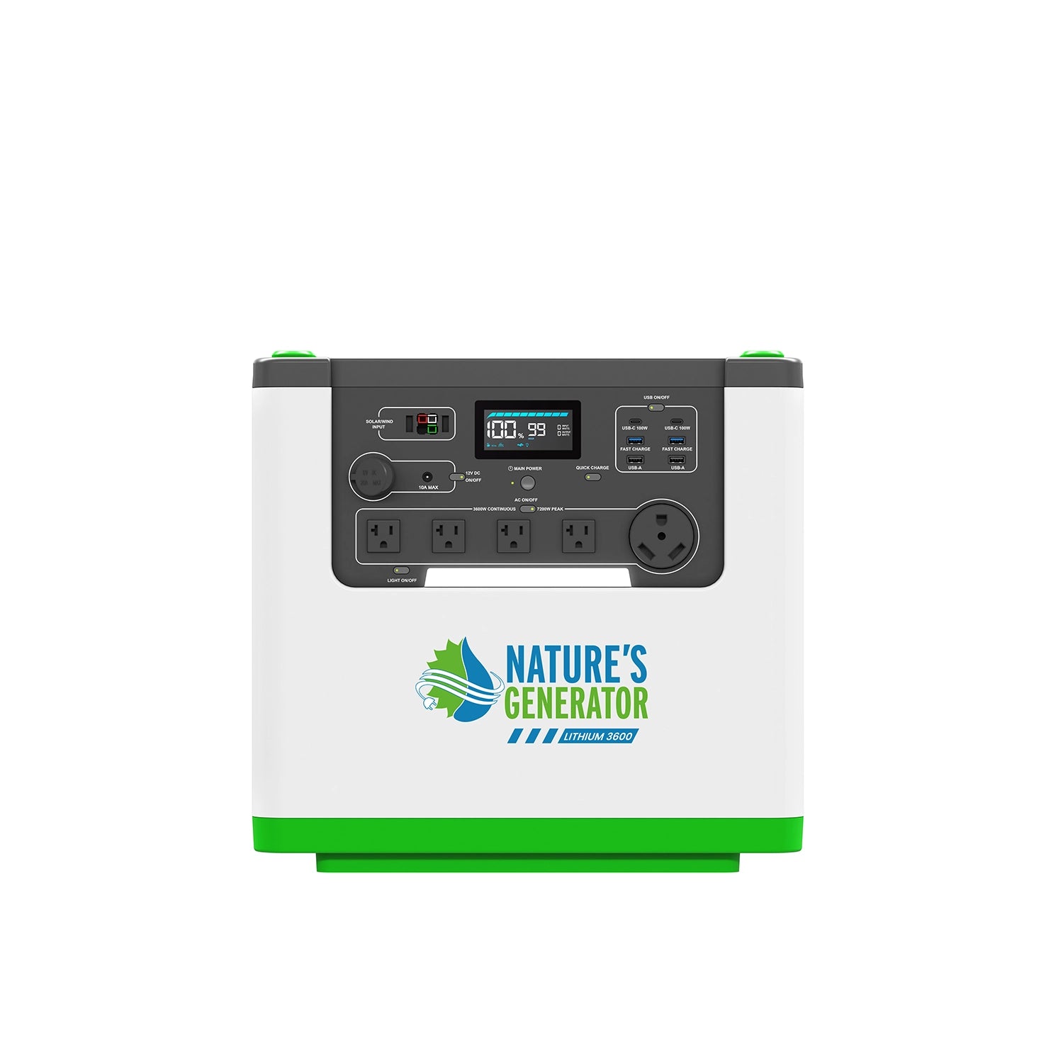 Nature's Generator Lithium 3600 Gold Power Station